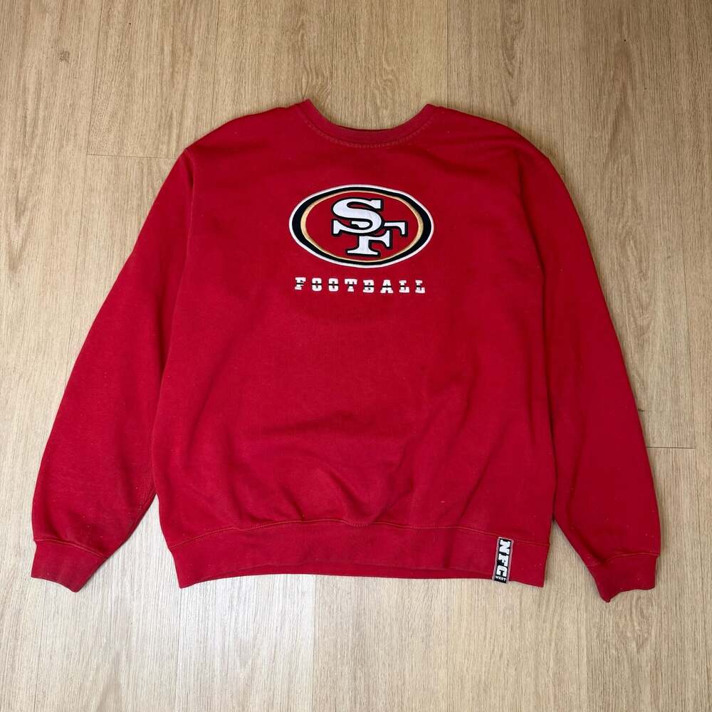 Size L- Vintage NFL Team Apparel San Francisco 49ers Football Sweatshirt